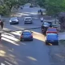 (Videos) Robaron un auto y art�culos navide�os: escaparon y fueron detenidos gracias a las c�maras