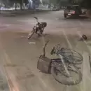 Un motociclista alcoholizado atropell� a una mujer y le provoc� severas lesiones