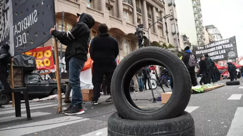 Paro sindicato del neumatico
