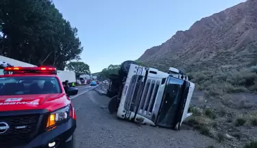 vuelco en Uspallata