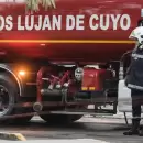 (Video) Se quemaron tres casas en Luj�n de Cuyo y una mujer sufri� graves quemaduras