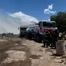 Impactante incendio en un basural de Godoy Cruz: un foco de contaminación y peligro