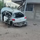 Luj�n de Cuyo: manejaba borracho, volc�, choc� y destruy� el auto
