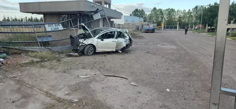 vuelco en Luj�n de Cuyo