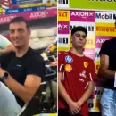 (Video) En modo Colapinto: Lionel Scaloni gan� una carrera de karting en Rosario