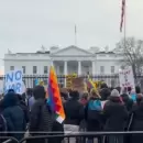 Protestas contra la intervención en Venezuela se replican en EE.UU., España y Francia