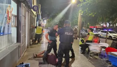 detenidos en el centro