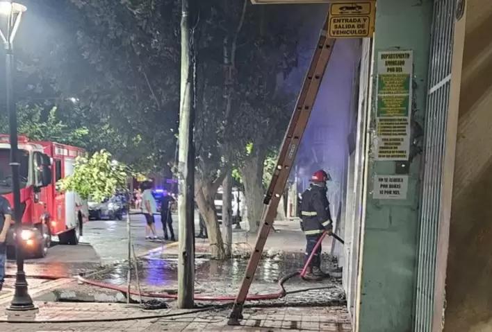 Bomberos Rivadavia incendio