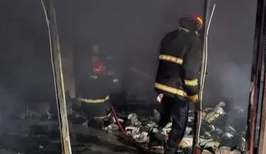 Bomberos Rivadavia incendio