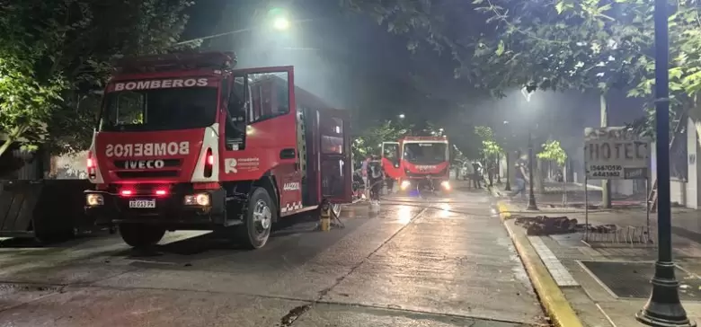 Bomberos Rivadavia incendio