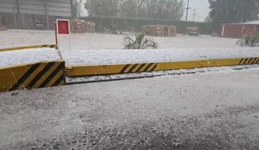 granizo en San Rafael