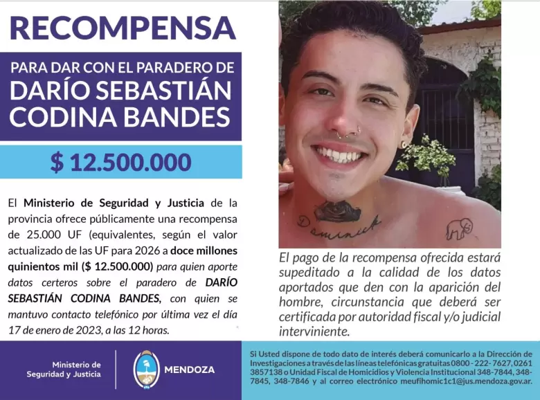 recompensa por Sebastián Codina