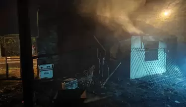 Incendio en San Carlos