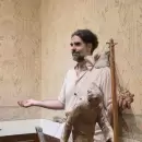 Fernando Rosas encabez� un concurrido recorrido guiado en el Museo Fader