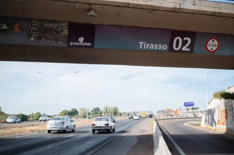 ordenamiento del transito en Guaymallén