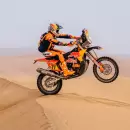 Luciano Benavides volvi� a la cima del Rally Dakar en motos, a dos cap�tulos del final