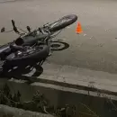 Manejaba una moto en estado de ebriedad y choc� contra una camioneta en Tunuy�n