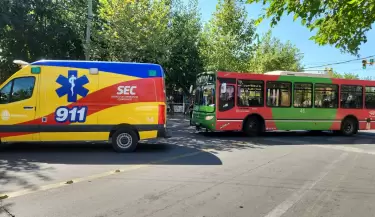 accidente en Godoy Cruz-micro