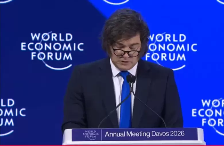 Milei en Davos