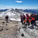 Un andinista estadounidense fue rescatado y evacuado en helic�ptero en alta monta�a
