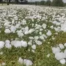 (Videos) El granizo no dio tregua en Uspallata: cayó dos veces este viernes y hay preocupación