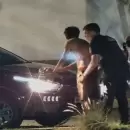 Godoy Cruz: rompieron la ventana de un auto para robar y terminaron detenidos