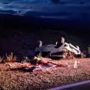 Un brasile�o volc� sobre la ruta 40, en San Carlos, y muri� en el acto
