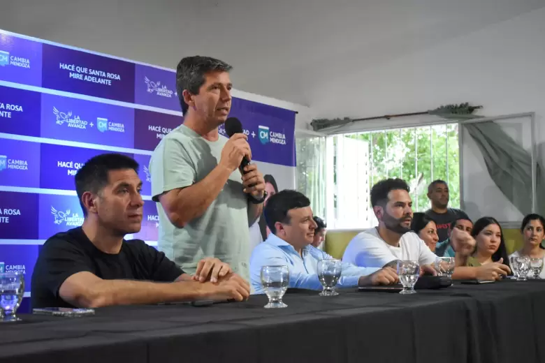 Candidatos de la LLA y Cambia Mendoza paras las elecciones en Santa Rosa