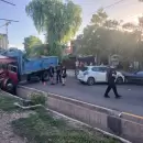Un camión se quedó sin frenos en un esquina de Guaymallén y provocó un choque múltiple