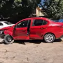 Caos vial en Capital: fuga, persecuci�n y destrozos frente a la Plaza Independencia