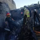 Se incendió una precaria casa en Tunuyán: una mujer y su hija se quedaron con lo puesto