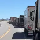 (Videos) Normalizaron el sistema de ARCA y se destrab� la larga fila de camiones en Uspallata