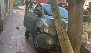 Choque en San Mart�n