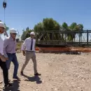 Avanza el puente sobre el r�o Mendoza y crece la red del Metrotranv�a en Luj�n de Cuyo