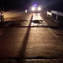 Ruta 7: realizaron un bypass y repararon el puente de Picheuta tras una rotura