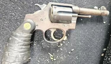 Arma secuestrada