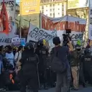 Tensi�n en Buenos Aires: incidentes y cortes en el Obelisco en la previa del debate por la reforma laboral