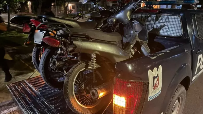 Motos secuestradas