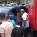 (Video) Chocaron una formaci�n del Metrotranv�a y una camioneta y hubo caos vehicular en Capital