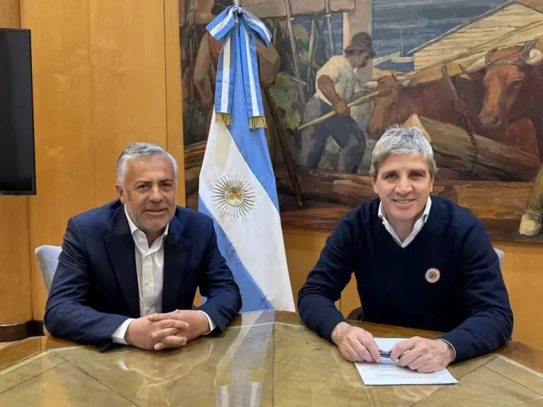 Luis Caputo y Alfredo Cornejo