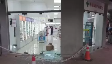Robo en farmacia