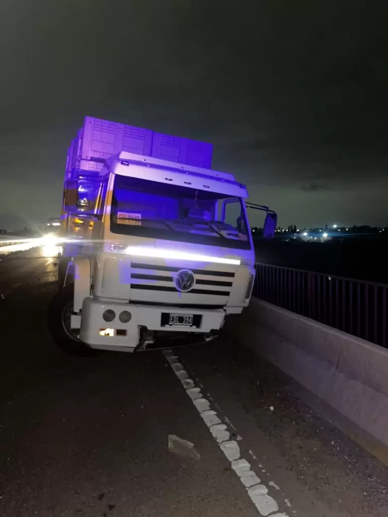 choque en el Acceso Sur