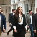 Victoria Villarruel lleg� al Desayuno de la Coviar y le marc� fuertemente la cancha a Luis Petri