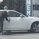 San Rafael: hallaron un auto abandonado con manchas de sangre y activaron un amplio operativo