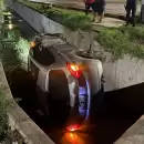 Dos importantes vuelcos en pocas horas en el Gran Mendoza: un conductor se qued� dormido