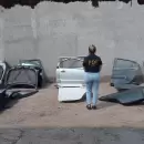 Desmantelaron un desarmadero clandestino en Guaymall�n y recuperan veh�culos y numerosas autopartes