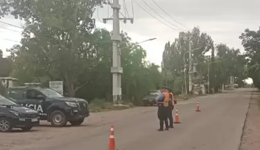 Control policial en San Carlos