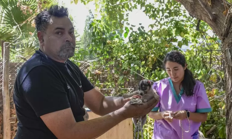Allanamiento y rescate en Guaymallén