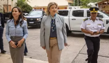 La ministra de seguridad de la naci�n en Mendoza