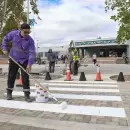 Reabrieron el tr�nsito en un tramo clave de la calle Bandera de los Andes